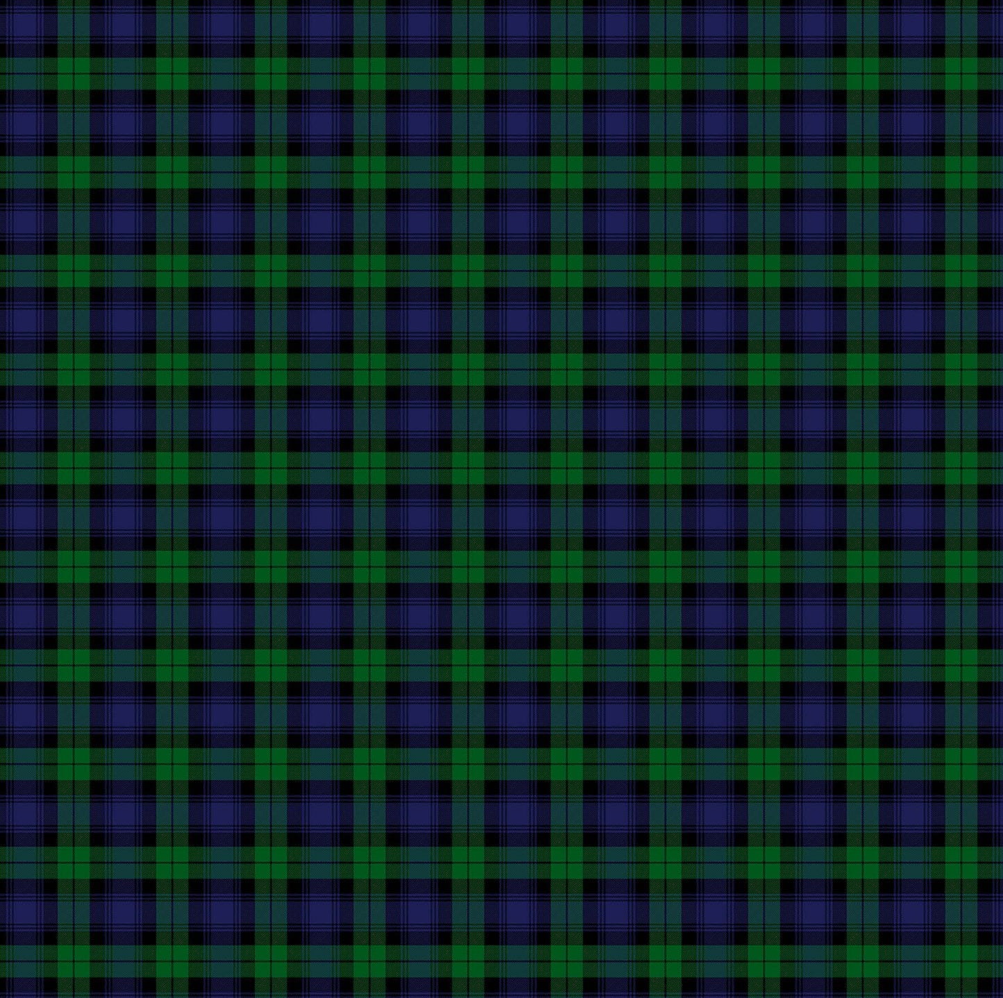 Totally Tartan Yarn Dyed Slightly Brushed Twill Black Watch Green Multi    W24508-76 Cotton Woven Fabric