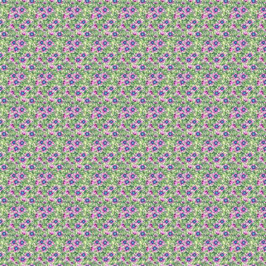 Wild by Natural Born Quilter Brett Lewis Bloom Celedon 24973-72 Cotton Woven Fabric