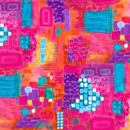 Good Vibes Blooms U5091H-562 Cotton Woven Fabric