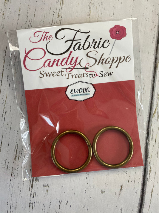 Bag Hardware  Swoon Bonnie Bucket Bag Antique Brass Kit   Bonnie Kit