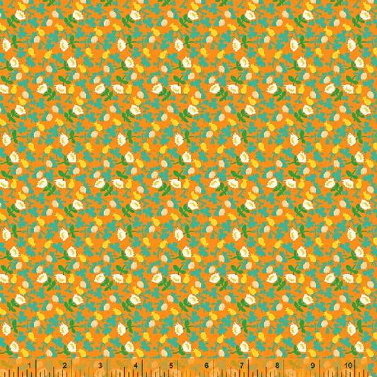 Lucky Rabbit by Heather Ross Calico Orange 37027A-9 Cotton Woven Fabric