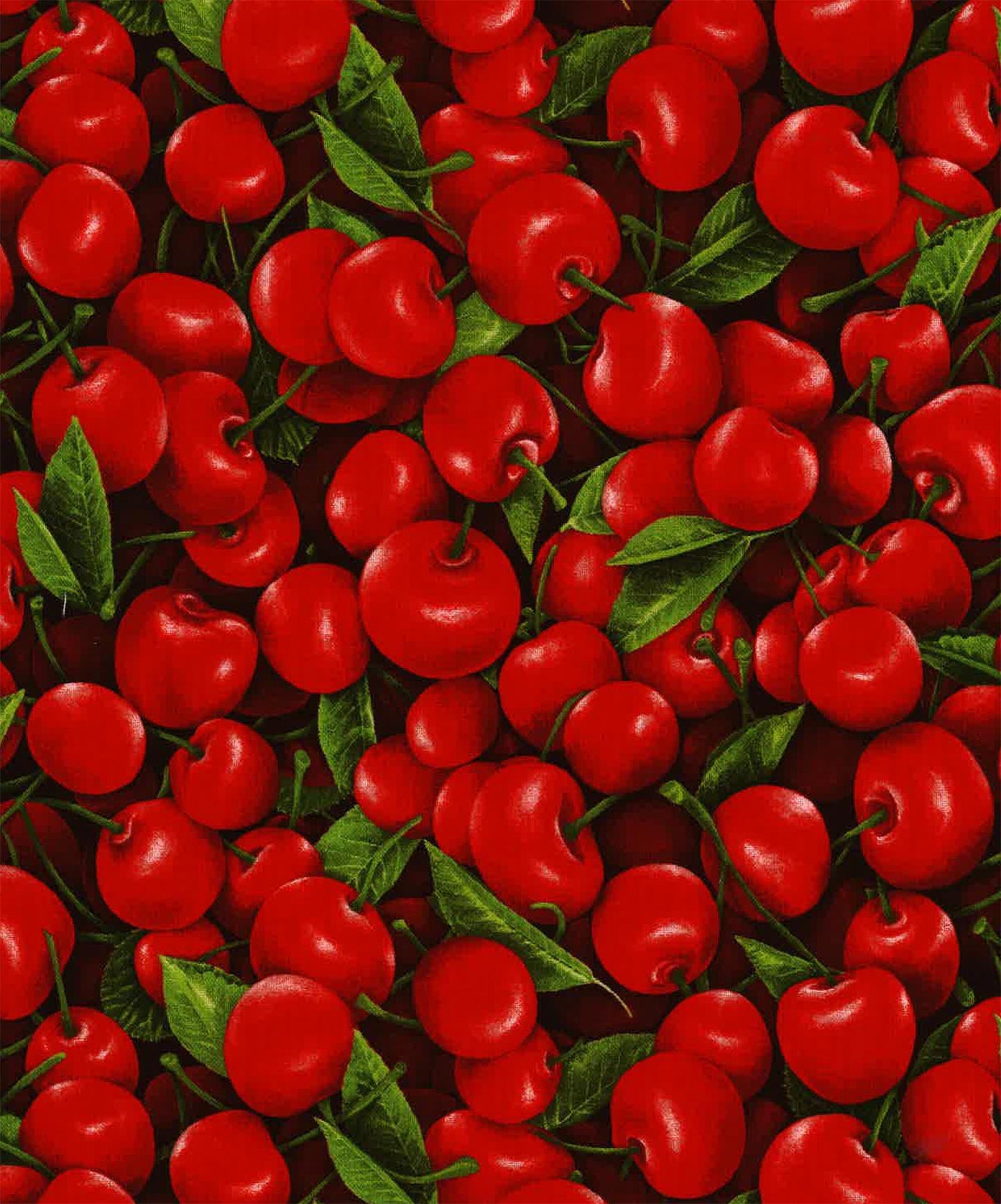 Market Place Digital Cherries 594981 Cotton Woven Fabric