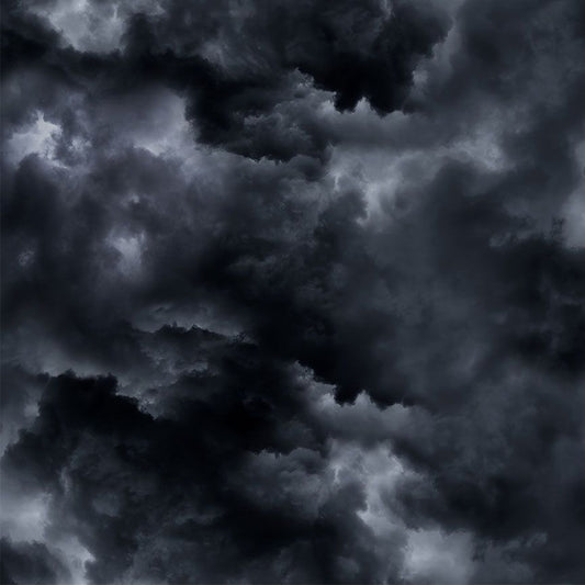New Arrival: Dragon's Lair Cloud Sky Dark Grey    SKY-CD2497-GREY Cotton Woven Fabric