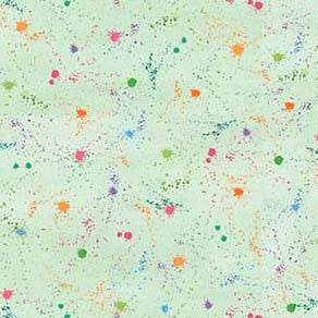 Brush with Nature by Louise Nisbet Color Splash Green DDC10485-GREE-D Cotton Woven Fabric