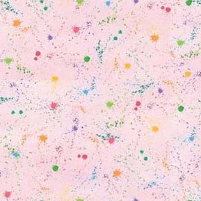 Brush with Nature by Louise Nisbet Color Splash Pink DDC10485-PINK-D Cotton Woven Fabric