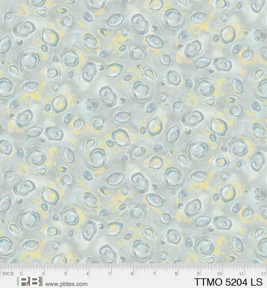 To The Moon by Rachel Nieman Craters Silver    TTMO5204LS Cotton Woven Fabric
