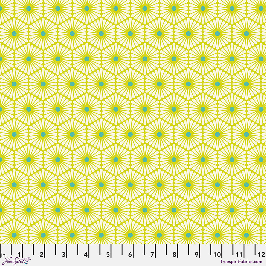 Besties by Tula Pink Daisy Chain Clover    PWTP220.CLOVER Cotton Woven Fabric