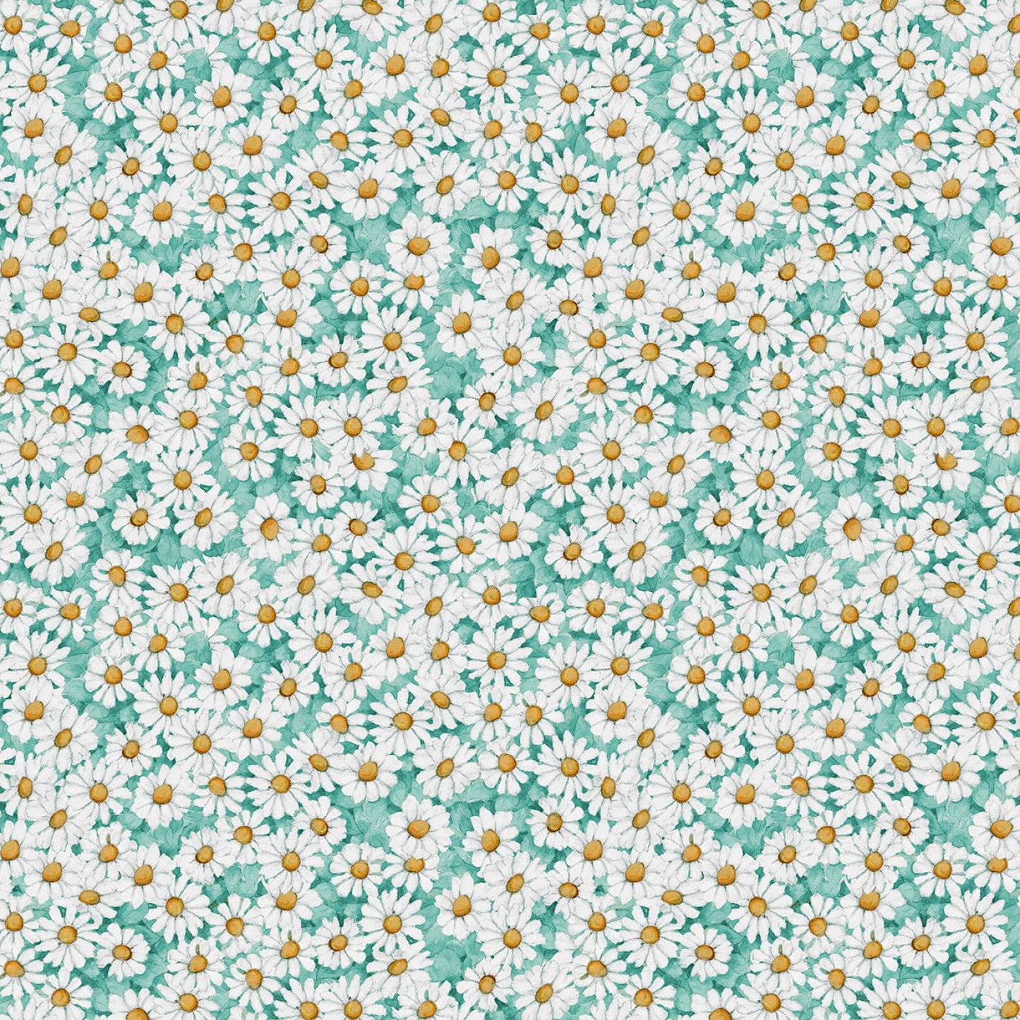 Savor the Gnoment by Sysan Winget Daisy Teal    39722-415 Cotton Woven Fabric