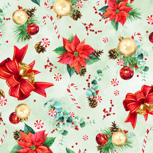 Celebrate the Seasons 2 December U5130H-597 Cotton Woven Fabric