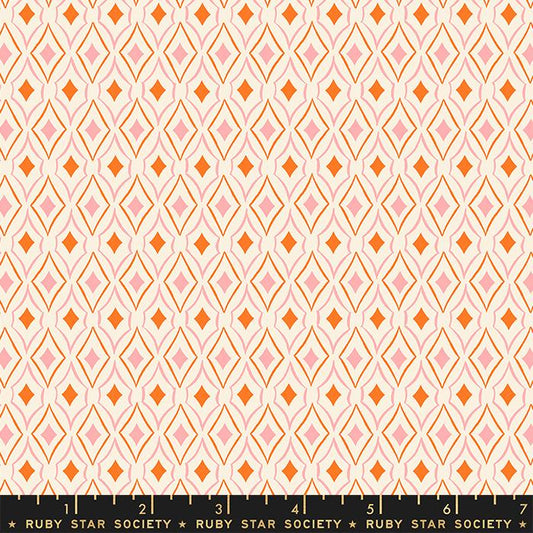 Flowerland by Melody Miller of Ruby Star Society Diamonds Balmy    RS0070-12 Cotton Woven Fabric