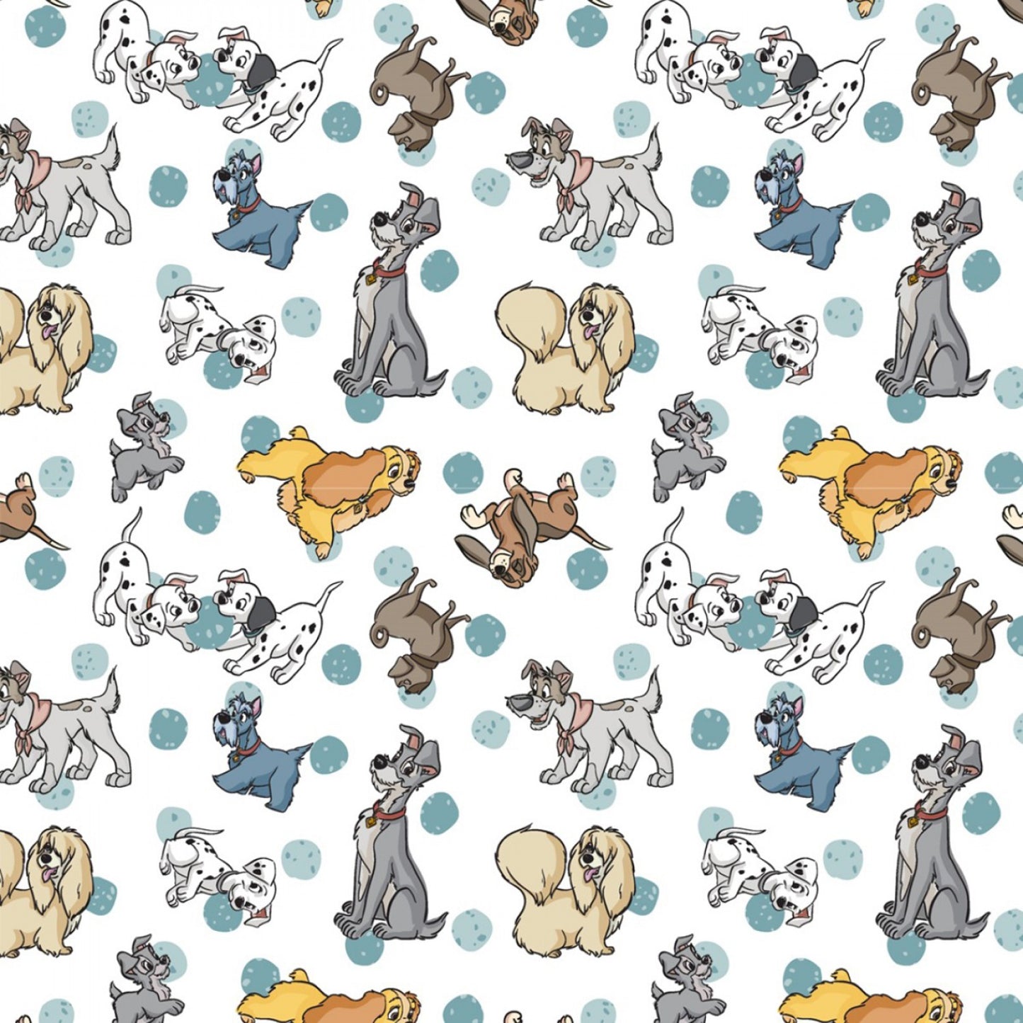 Licensed Disney Print Dogs    76646-A620710 Cotton Woven Fabric