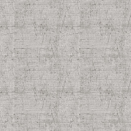 New Arrival: Spooky Vibes by Erin Wilde Distressed Type Written Paper Lt. Gray    2726-90 Cotton Woven Fabric