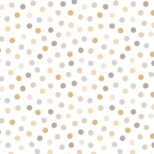 Licensed Guess How Much I Love You 2024 Dots Light Caramel Y4249-64 Cotton Woven Fabric