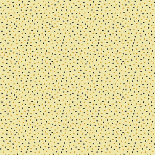 Buzzin with My Gnome-iezz  by Susan Winget Dots Yellow    39841-598 Cotton Woven Fabric