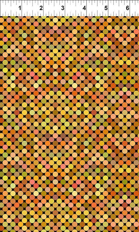 Colorful by Jason Yenter Dots Yellow 6COL-3 Cotton Woven Fabric