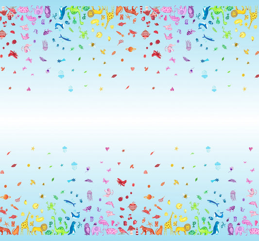 Jennie Maizels Colour Collection Double Edge Border JM7 Cotton Woven Fabric