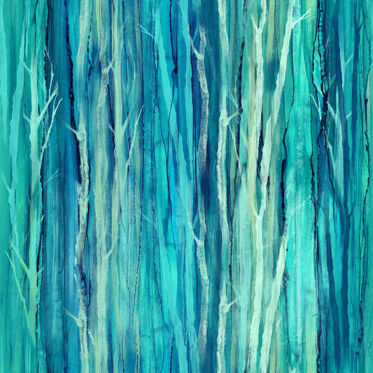 Morning Light by Deborah Edwards & Melanie Samra Turquoise DP25286-64 Cotton Woven Fabric