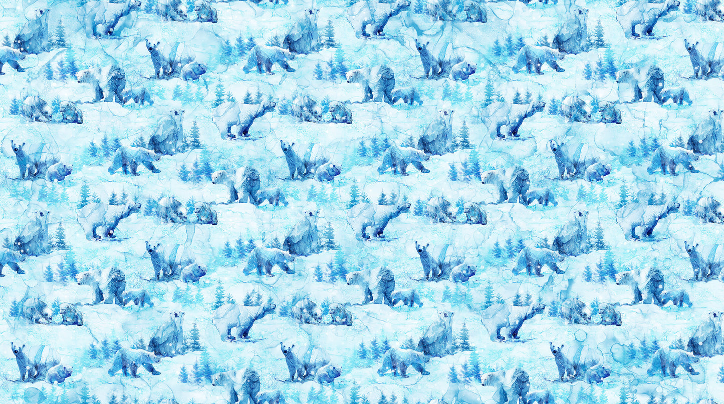 Illuminations by Deborah Edwards and Melanie Samra Light Blue DP27004-42 Cotton Woven Fabric