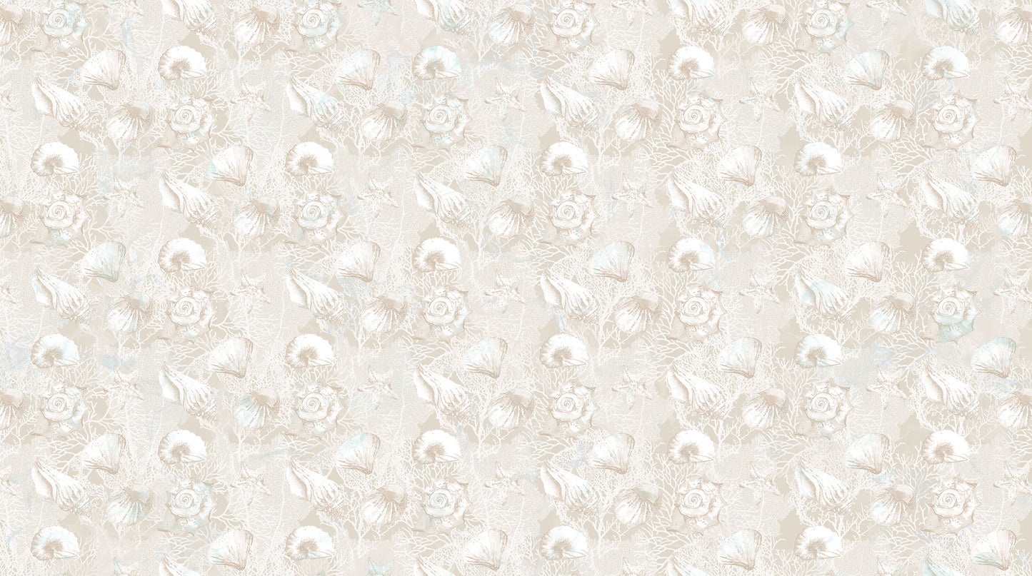 Sea Breeze by Deborah Edwards and Melanie Samra Cream DP27098-11 Cotton Woven Fabric