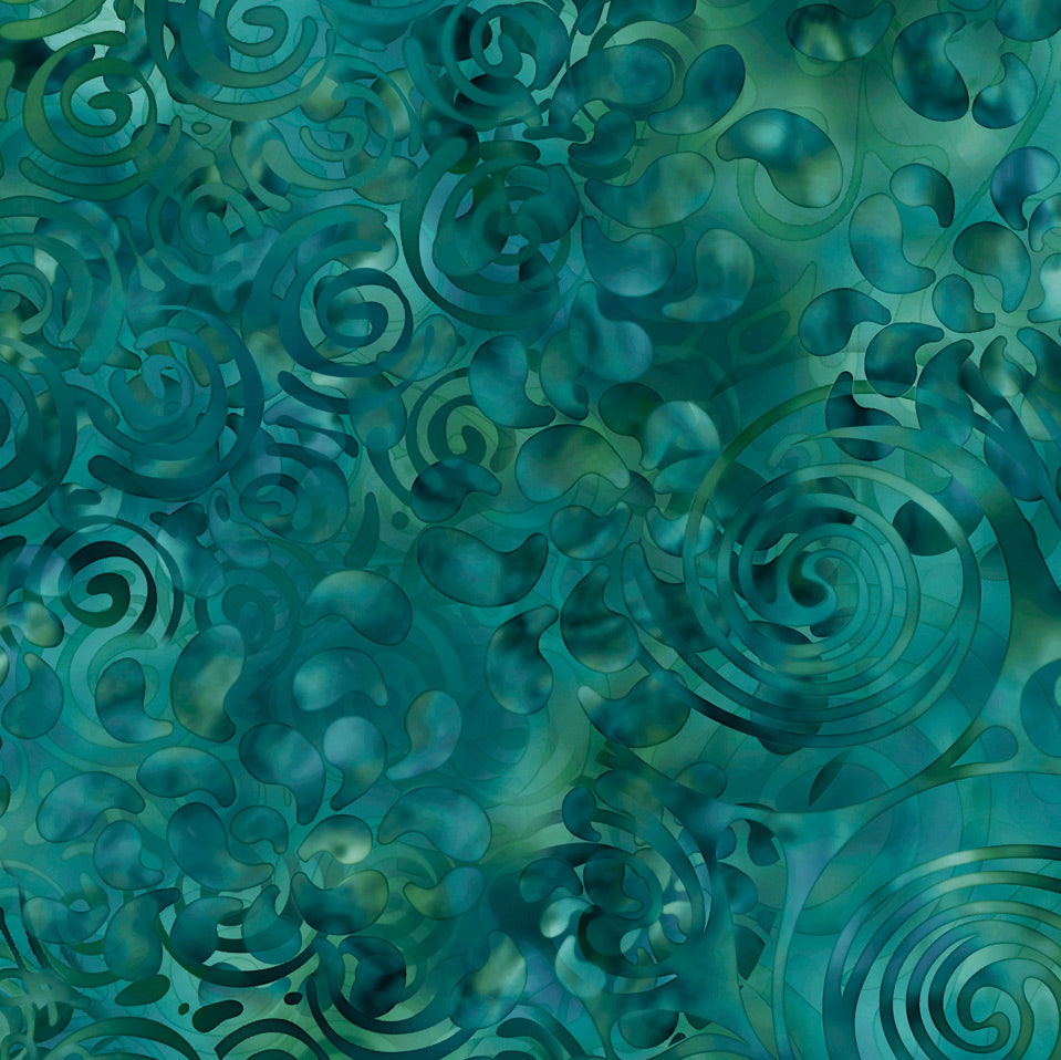 New Arrival: Effervescence Ombre Evergreen    28159F Cotton Woven Fabric