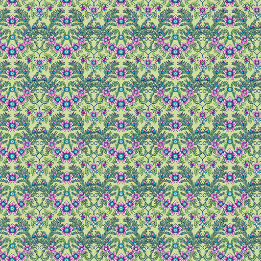 Wild by Natural Born Quilter Brett Lewis Enchantment Celedon Multi 24972-72 Cotton Woven Fabric