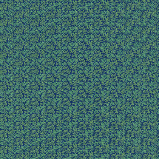 Wild by Natural Born Quilter Brett Lewis Evergreen Navy    24975-49 Cotton Woven Fabric