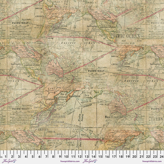 Embark by Tim Holtz Eclectic Elements Canvas Cloth Expedition Cotton CCTH001.MULTI Canvas