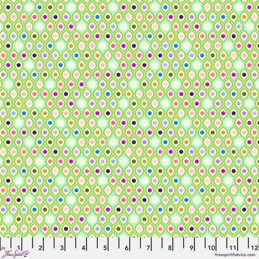 Parisville DEJA VU by Tula Pink  Eye Drops Mint    PWTP192.Mint Cotton Woven Fabric