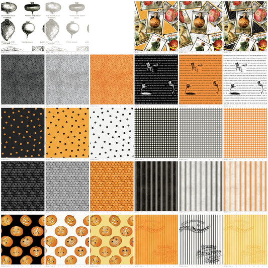 Pumpkin Patch by J. Wecker Frisch Fat Quarter Bundle of 29 Prints   FQ-14570-29 Bundle