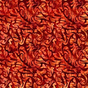 PREORDER ITEM - EXPECTED APRIL 2024: Wizards and Warrior by Morris Creative Group Flame Geo Rust    30243T Cotton Woven Fabric