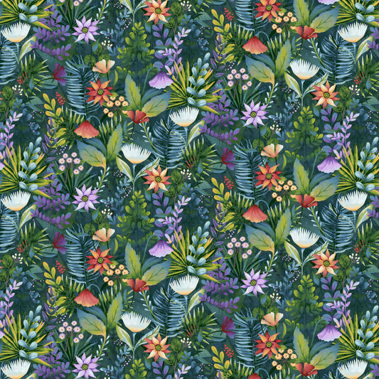 Fairytale Forest by Color Principle Flower Meadow Forest    3013-66 Cotton Woven Fabric