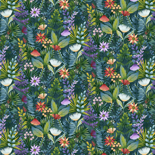 Fairytale Forest by Color Principle Flower Meadow Forest 3013-66 Cotton Woven Fabric