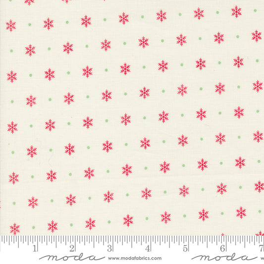 PREORDER ITEM - EXPECTED MAY 2024: Kitty Christmas by Urban Chiks Flurry Blenders Snow    31206.11 Cotton Woven Fabric