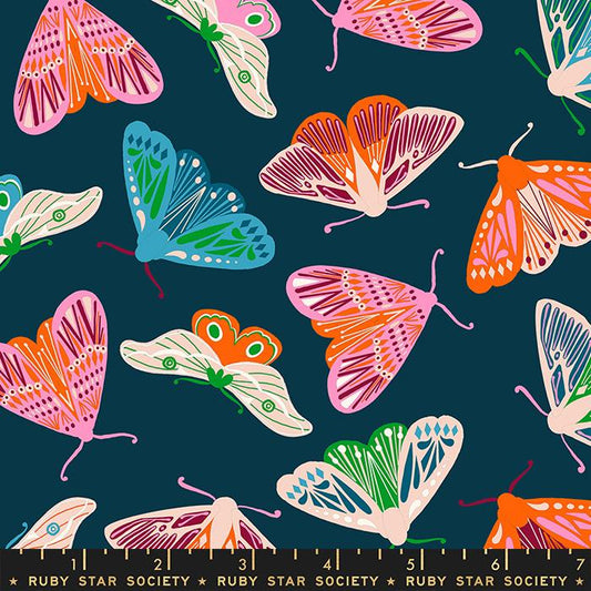 Flowerland by Melody Miller of Ruby Star Society Fluttering Peacock    RS0068-14 Cotton Woven Fabric