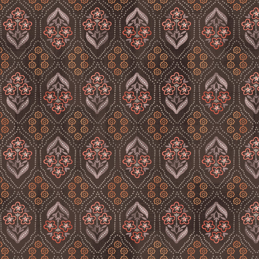 Canyon Birds by Jennifer Brinley Foulard Small Brown 6773-38 Cotton Woven Fabric