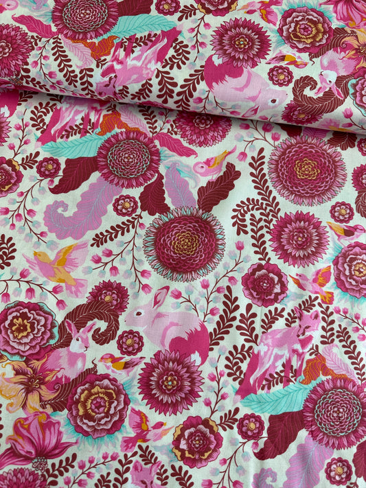Foxfield by Tula Pink  Foxtrot Sunrise   PWTP.Sunrise  Cotton Woven Fabric
