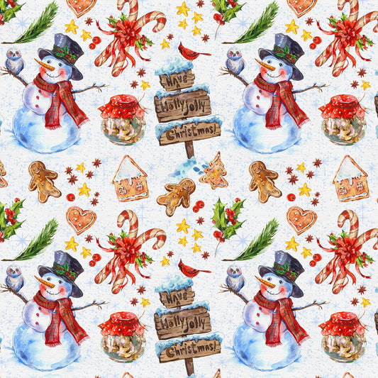 New Arrival: Frosty Delights Frosty Main White    120-24312 Cotton Woven Fabric
