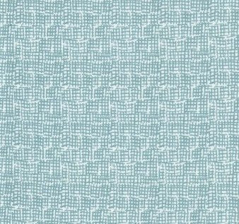 Crosshatch Net Texture Turquoise Stella-370 Cotton Woven