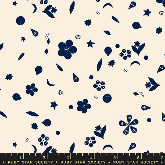 Moonglow by Alexia Marcelle Abegg of Ruby Star Society Garden Sketches    RS4078-11 Cotton Woven Fabric