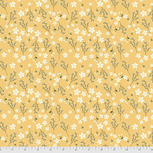 Farm Friends by Mia Chavro Garden Yellow    PWMC010.XYELLOW Cotton Woven Fabric
