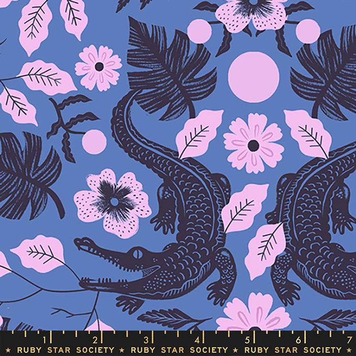 Florida 2 by Sarah Watts for Ruby Star Society Gator Twilight     RS2054-12 Cotton Woven Fabric