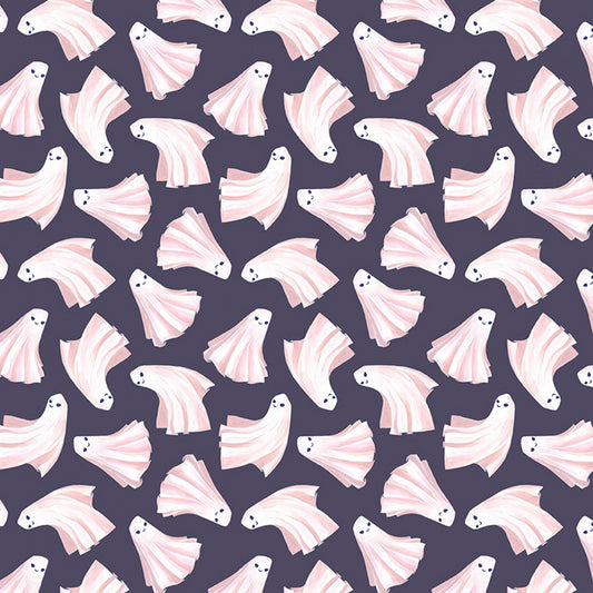 Haunted Garden by Rae Ritchie Ghosts Astral ST-DRR2525ASTRAL Cotton Woven Fabric