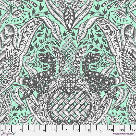 Roar! by Tula Pink Gift Rapt Mint    PWTP224.MINT Cotton Woven Fabric