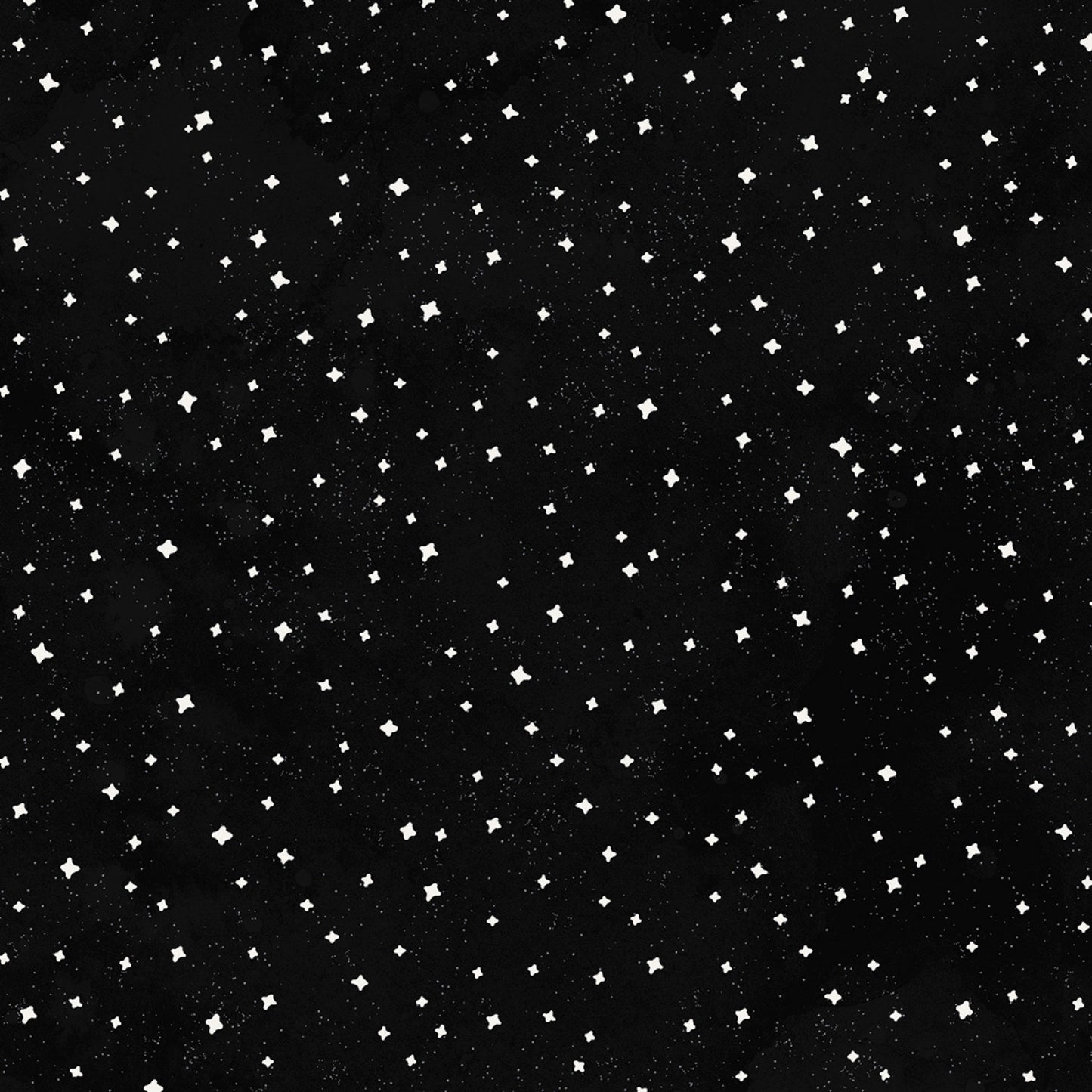 PREORDER ITEM - EXPECTED MAY 2024: Toil & Trouble by Heatherlee Chan Collection Glow in the Dark Stars Black    Y4165-3 Cotton Woven Fabric
