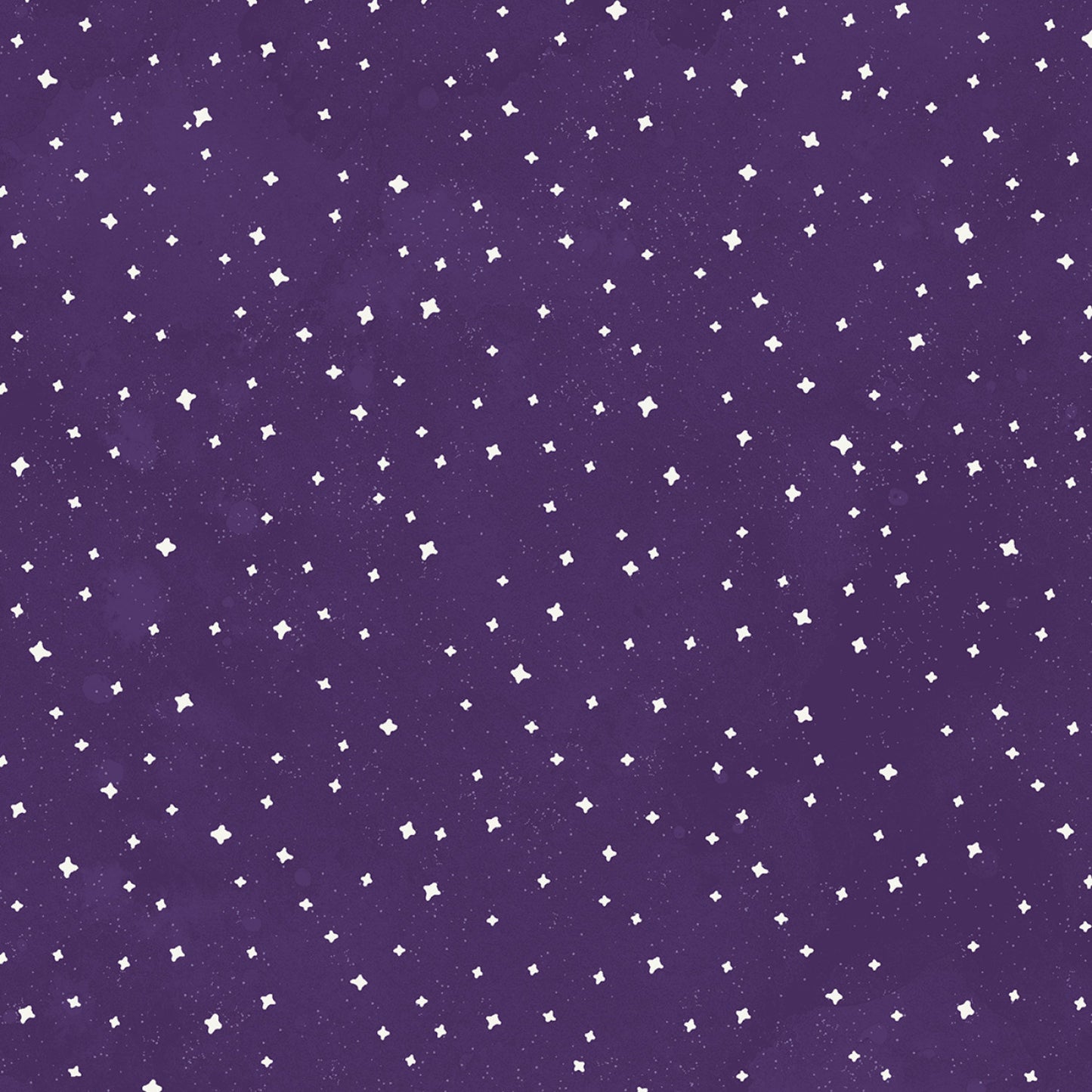 PREORDER ITEM - EXPECTED MAY 2024:  Toil & Trouble by Heatherlee Chan Collection Glow in the Dark Stars Dark Purple    Y4165-28 Cotton Woven Fabric