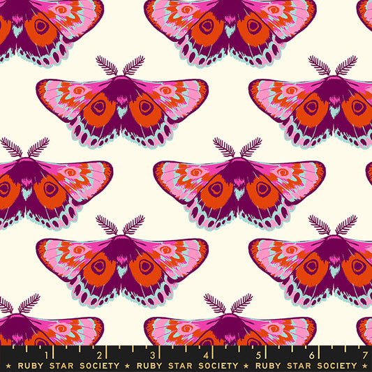 Firefly by Sarah Watts of Ruby Star Society Glow Moth Fire    RS2067-12 Cotton Woven Fabric