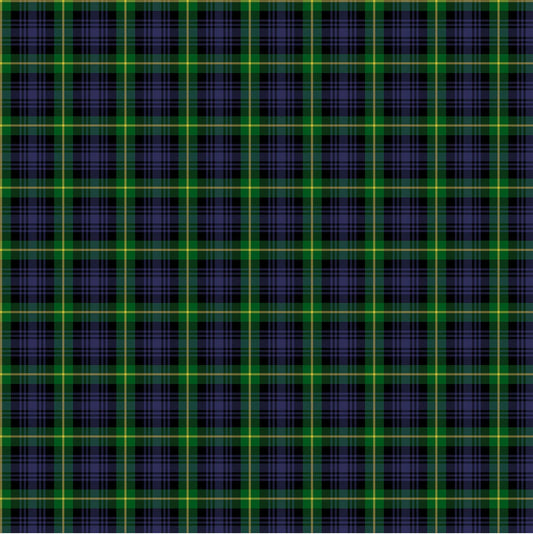 Totally Tartan Yarn Dyed Slightly Brushed Twill Gordon Green Multi W24509-76 Cotton Woven Fabric