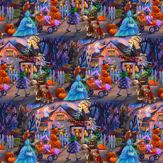Harvest & Halloween 2024 by Four Seasons Halloween Fun GL00293C1 Cotton Woven Fabric