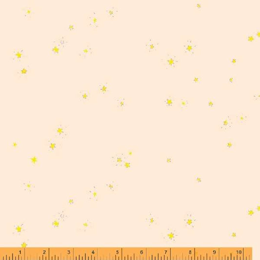 Lucky Rabbit by Heather Ross Hand Drawn Stars Blush    53247-3 Cotton Woven Fabric