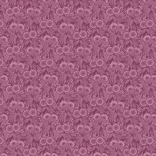 Inspired Heart by Kelly Rae Roberts Heart Geo Plum 13341B-65 Cotton Woven Fabric